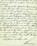 Bonnevies brev til Stortinget datert 22. februar 1845